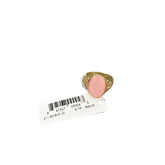 Gorjana Pink and Gold Classic Ring, NWT, Size-8, Gorjana Women’s Ring - Picture 4 of 6
